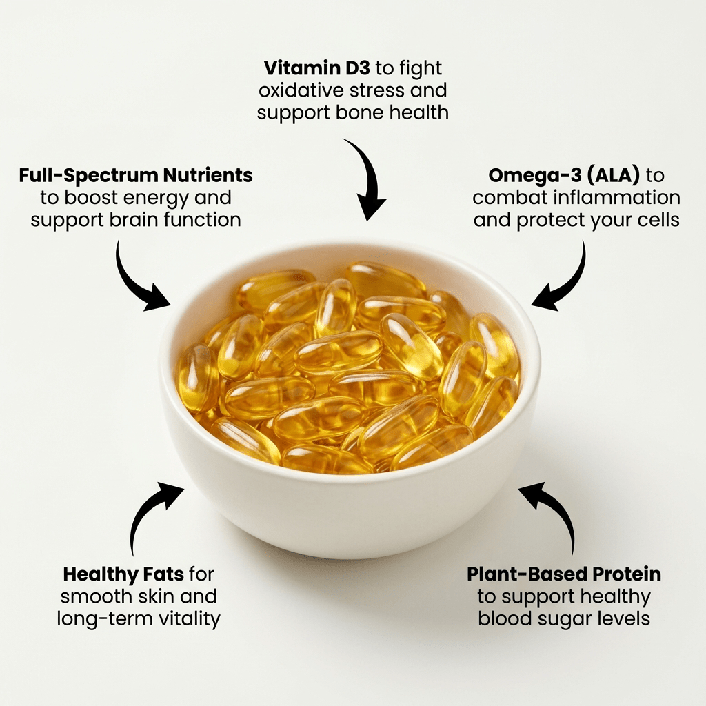 Athera Caps | Organic Sacha Inchi Oil & Vitamin D3 - Athera OrganicsAthera Caps | Organic Sacha Inchi Oil & Vitamin D3