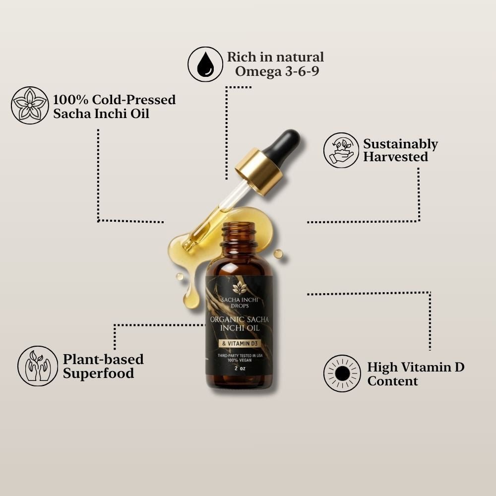 Athera Drops | Organic Sacha Inchi Oil & Vitamin D3 - Athera OrganicsAthera Drops | Organic Sacha Inchi Oil & Vitamin D3