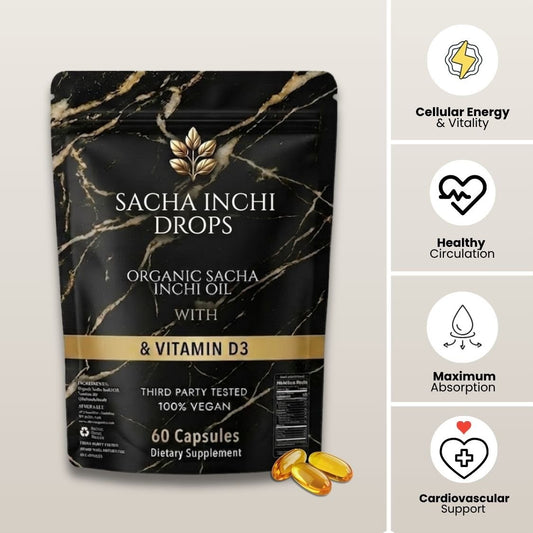 Athera Softgels | Organic Sacha Inchi Oil - Promotes Cardiovascular Vitality - Athera OrganicsAthera Softgels | Organic Sacha Inchi Oil - Promotes Cardiovascular Vitality
