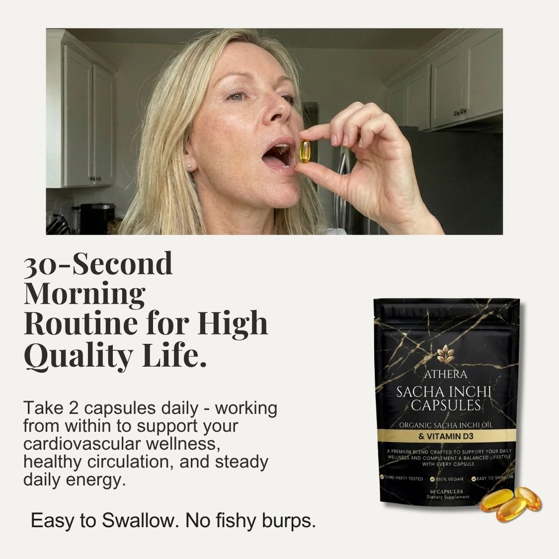 Athera Softgels | Organic Sacha Inchi Oil - Promotes Cardiovascular Vitality - Athera OrganicsAthera Softgels | Organic Sacha Inchi Oil - Promotes Cardiovascular Vitality