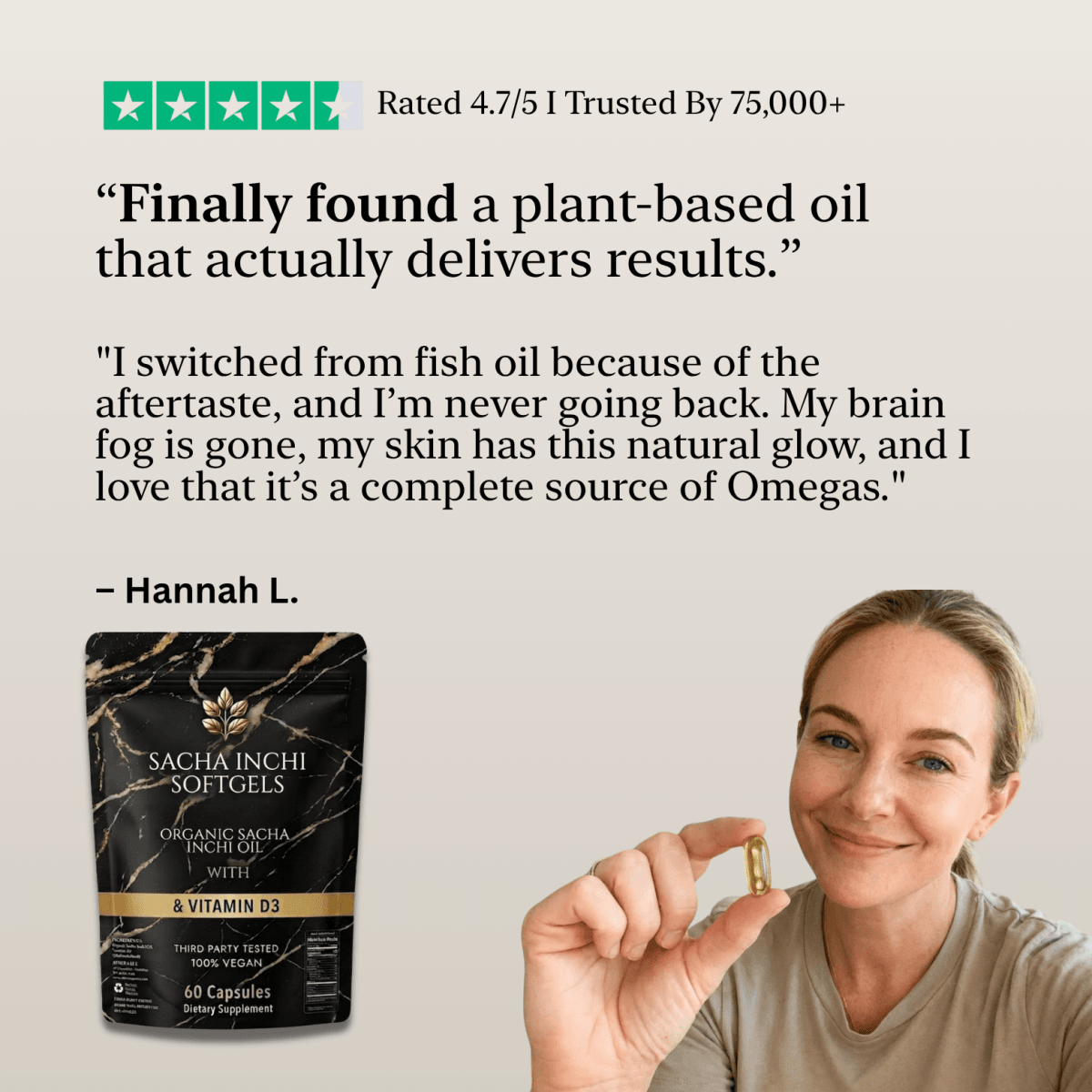 Athera Softgels | Organic Sacha Inchi Oil & Vitamin D3 - Athera OrganicsAthera Softgels | Organic Sacha Inchi Oil & Vitamin D3