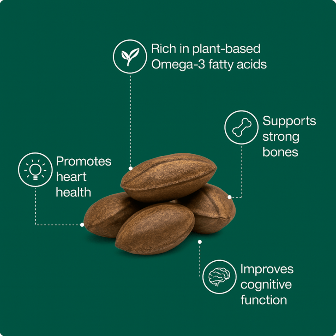 Sacha Inchi seeds – source of plant-based Omega-3 in Athera Labs supplements